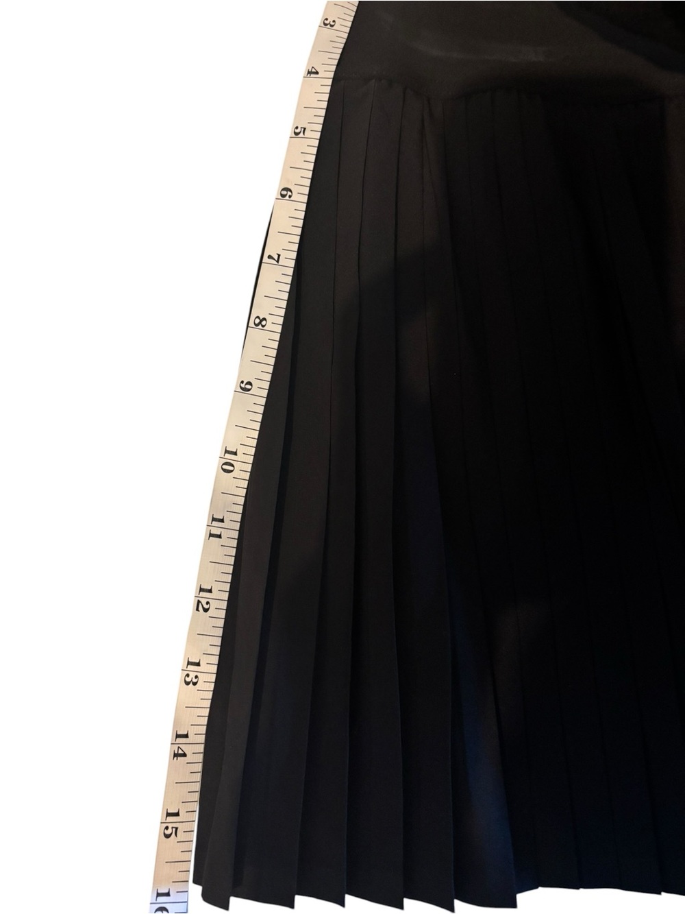 Alo Black Pleated Women's Skirt Size Medium - Picture 3 of 5
